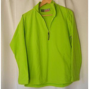 Obermeyer Ultra Gear women's M Ski top, cold weather pullover lime green